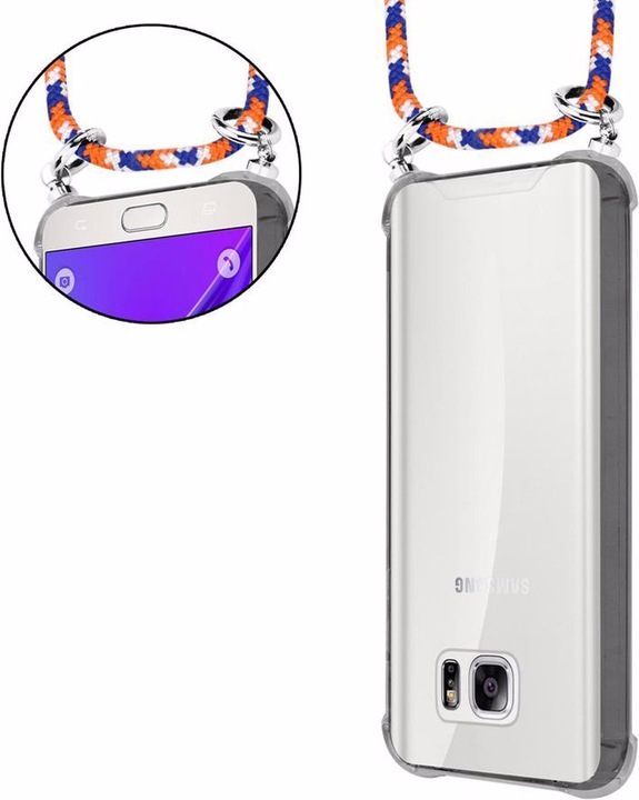 Produktbild Cadorabo TPU Handy Kette SILBER Cover