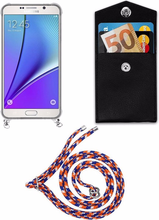 Produktbild Cadorabo TPU Handy Kette SILBER Cover