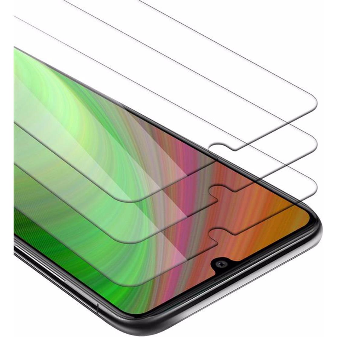 Cadorabo Displayschutzglas (3 Stück, Samsung Galaxy A41), Smartphone Schutzfolie, Weiss