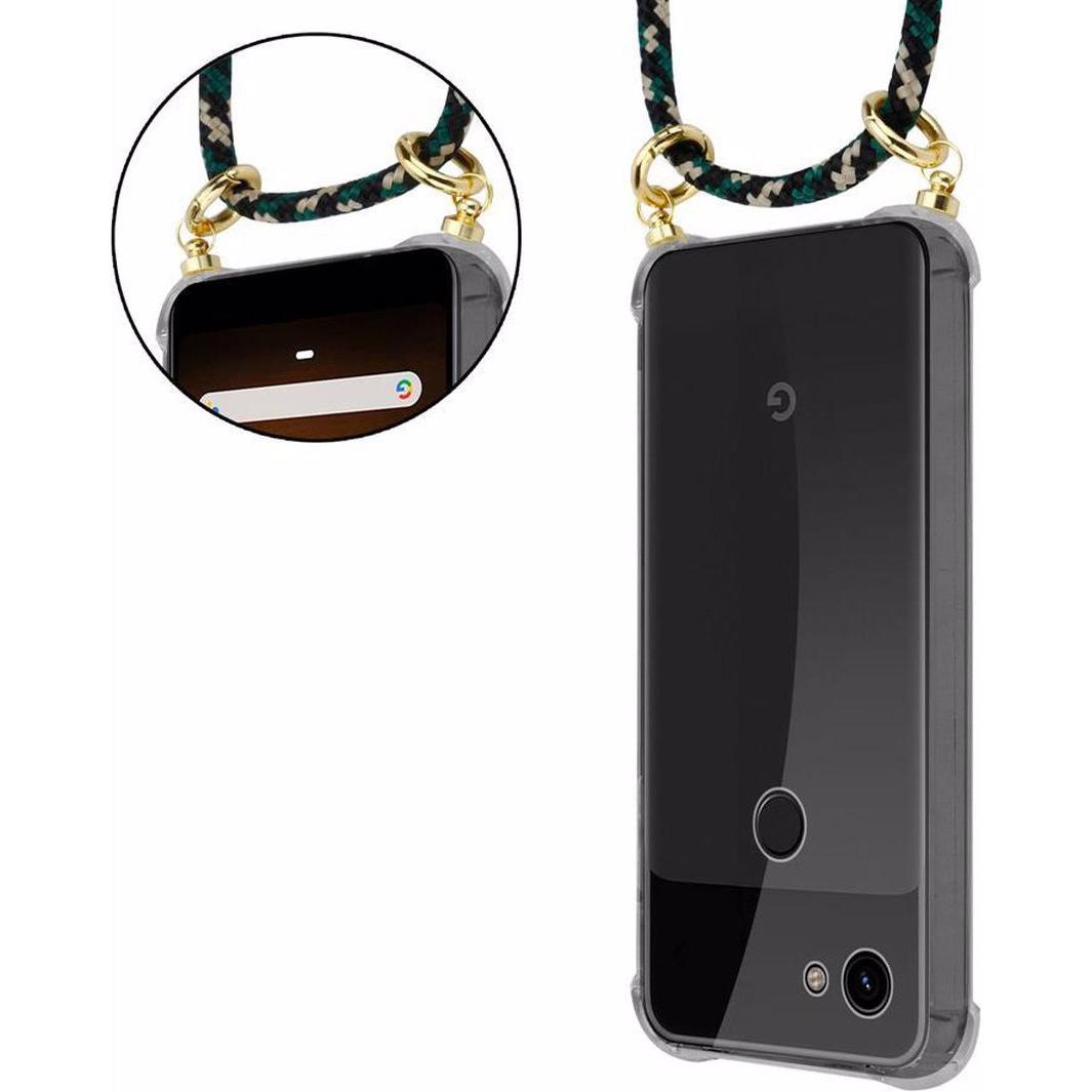 Thumbnail - Cadorabo TPU Handy Kette GOLD Cover, Handykette, Braun