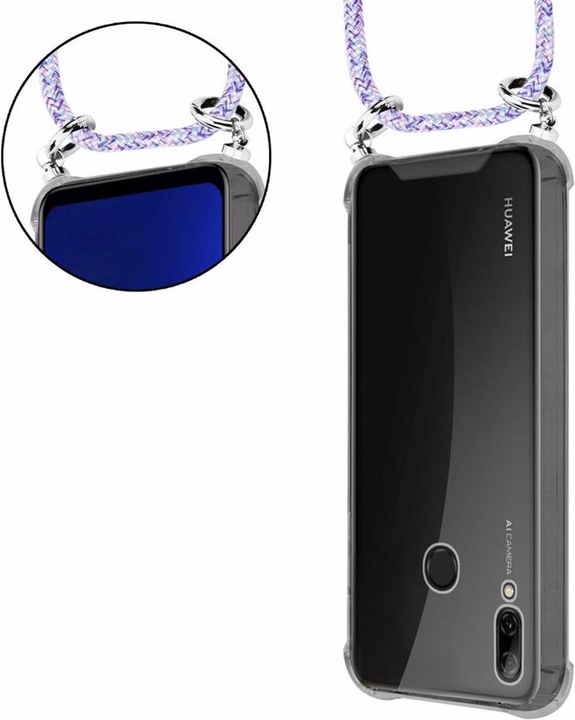 Produktbild Cadorabo TPU Handy Kette SILBER Cover