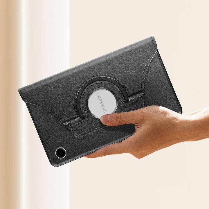 Produktbild Akashi 360 Rotating Folio Case Black Stand Position For Samsung Galax (Galaxy Tab A9)
