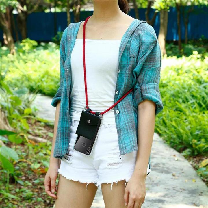 Produktbild Cadorabo TPU Handy Kette SILBER Cover