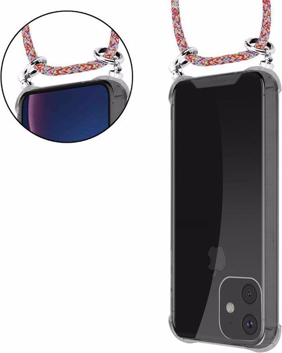 Produktbild Cadorabo TPU Handy Kette SILBER Cover