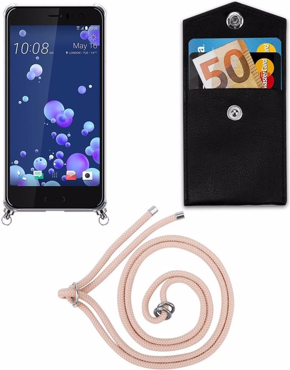 Produktbild Cadorabo TPU Handy Kette SILBER Cover