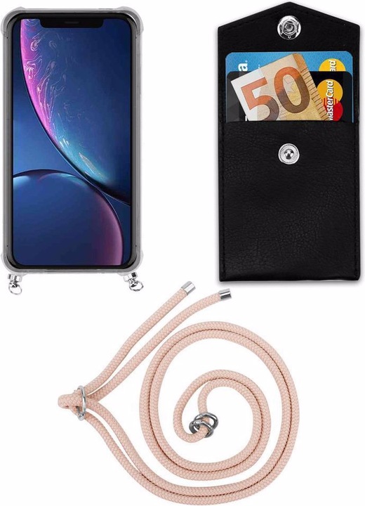 Produktbild Cadorabo TPU Handy Kette SILBER Cover