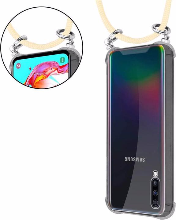 Produktbild Cadorabo TPU Handy Kette SILBER Cover