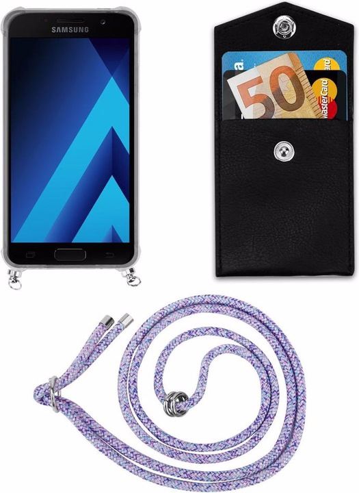 Produktbild Cadorabo TPU Handy Kette SILBER Cover