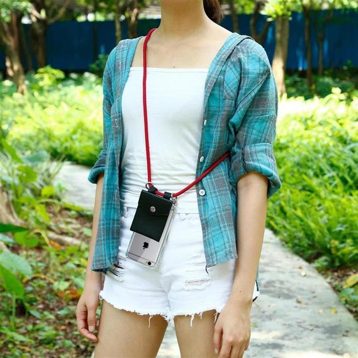 Produktbild Cadorabo TPU Handy Kette SILBER Cover