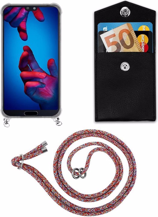 Produktbild Cadorabo TPU Handy Kette SILBER Cover