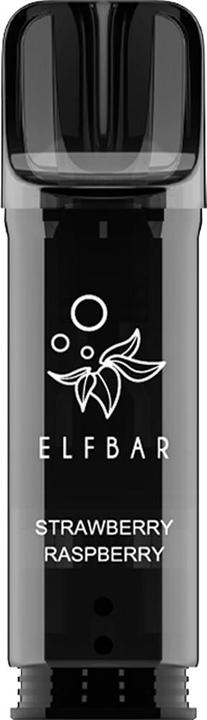 Actual product image Elfbar ELFA Pro - 2ml PODs 20mg, Strawberry Raspberry (Raspberry, Strawberry)