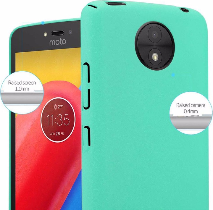 Image du produit Cadorabo Couverture rigide Frosty Cover (Motorola Moto C Plus)