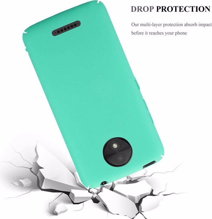 Image du produit Cadorabo Couverture rigide Frosty Cover (Motorola Moto C Plus)