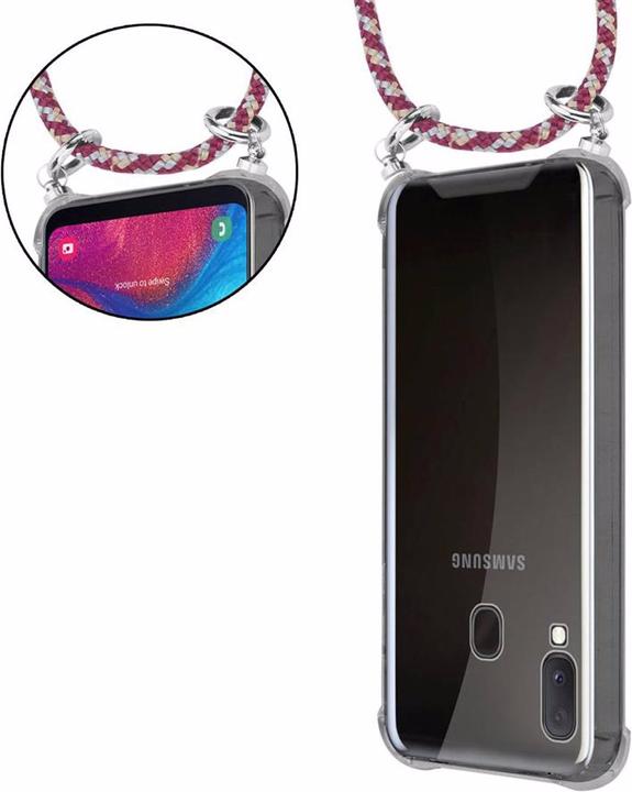 Produktbild Cadorabo TPU Handy Kette SILBER Cover