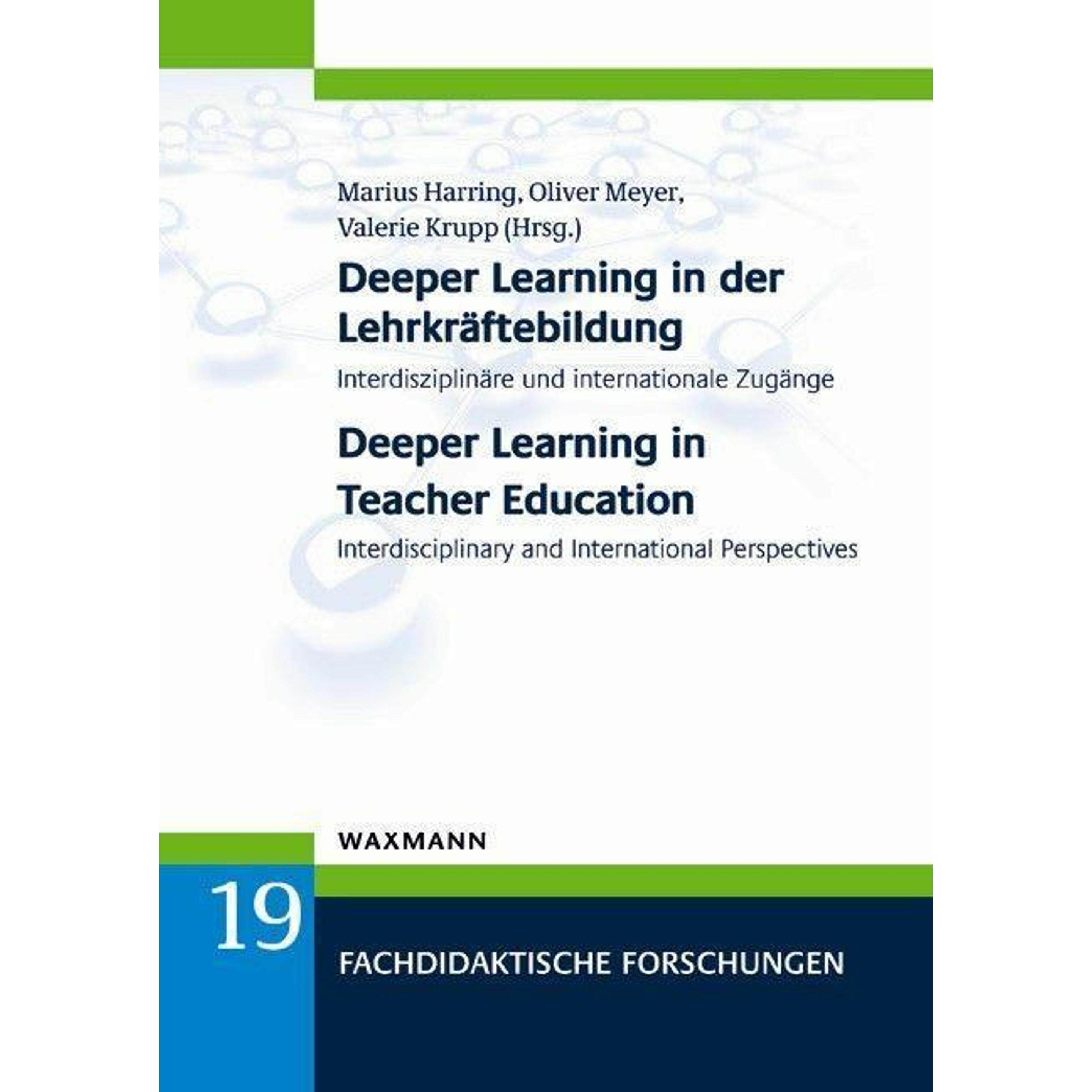 Deeper Learning in der Lehrkräftebildung Deeper Learning in Teacher Education, Fachbücher von Christian Rietz, Tanja Gra...
