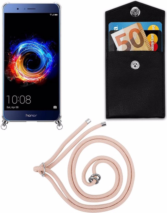 Produktbild Cadorabo TPU Handy Kette SILBER Cover