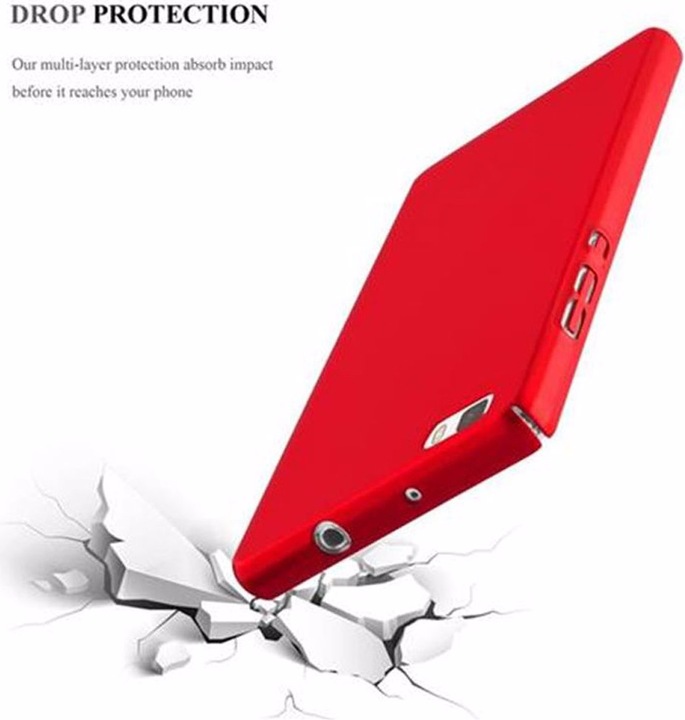Actual product image Cadorabo Hard Cover Matt Metal Cover (Huawei P8 Lite)