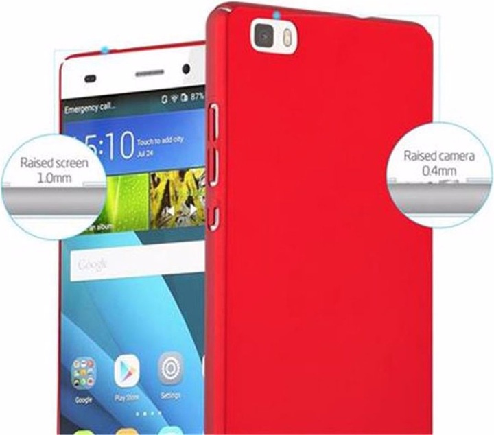 Actual product image Cadorabo Hard Cover Matt Metal Cover (Huawei P8 Lite)