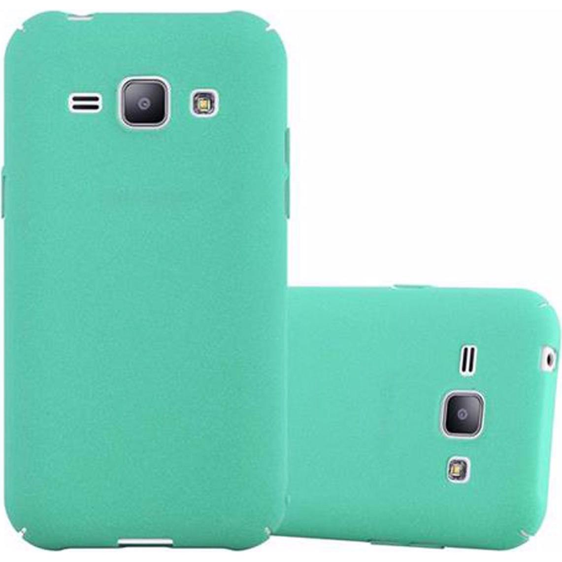 Cadorabo Hard Cover Frosty Cover (Samsung Galaxy J1), Smartphone Hülle, Grün