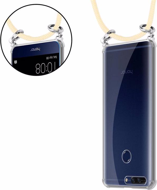 Produktbild Cadorabo TPU Handy Kette SILBER Cover