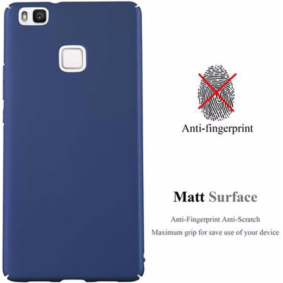Thumbnail - Cadorabo Hard Cover Matt Metall Cover (Huawei G9 Lite), Smartphone Hülle, Blau