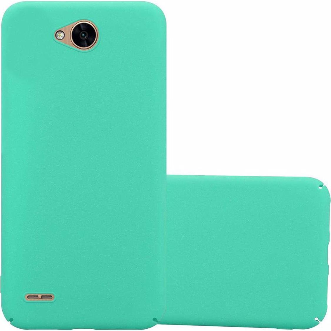 Cadorabo Hard Cover Frosty Cover (LG X Power 2), Smartphone Hülle, Grün