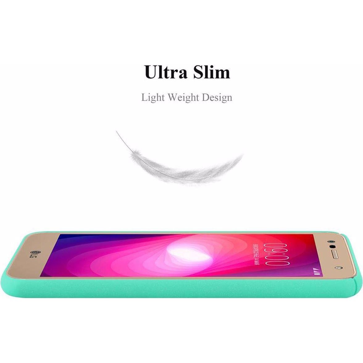 Thumbnail - Cadorabo Hard Cover Frosty Cover (LG X Power 2), Smartphone Hülle, Grün
