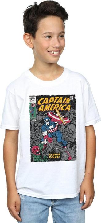 Produktbild Captain America Album Issue Cover TShirt Jungen (128)