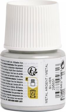 Produktbild Pebeo SetaCuir Lederfarben (Metall Silber, 45 ml)