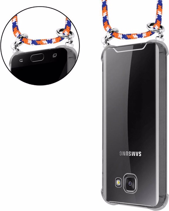 Produktbild Cadorabo TPU Handy Kette SILBER Cover