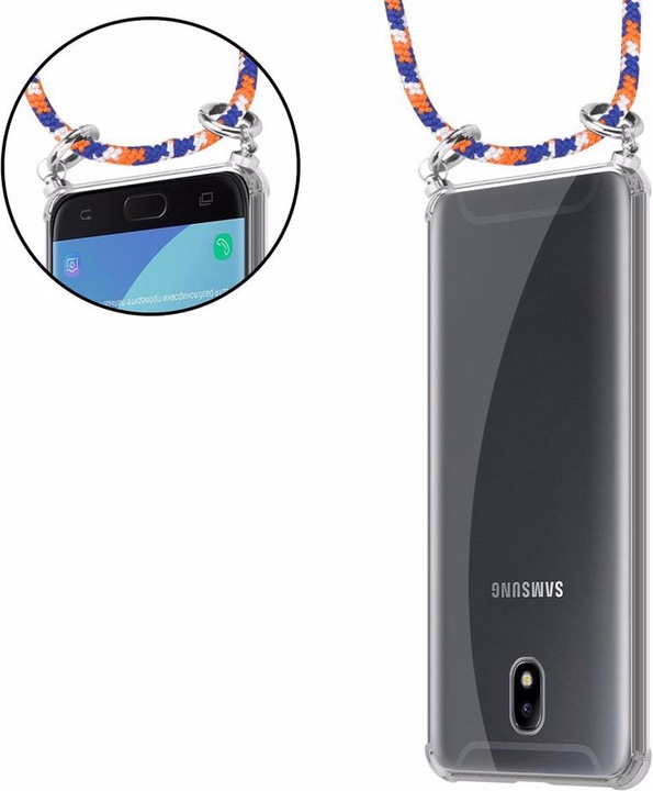 Produktbild Cadorabo TPU Handy Kette SILBER Cover