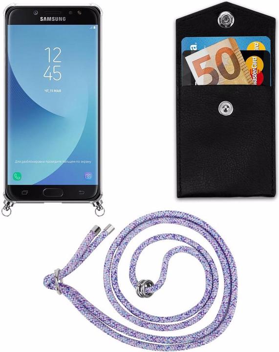 Produktbild Cadorabo TPU Handy Kette SILBER Cover