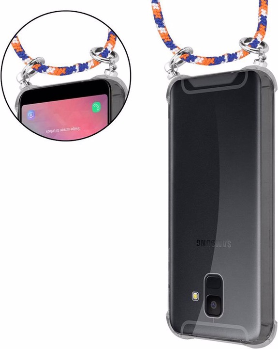 Produktbild Cadorabo TPU Handy Kette SILBER Cover