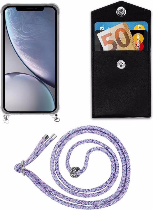Produktbild Cadorabo TPU Handy Kette SILBER Cover