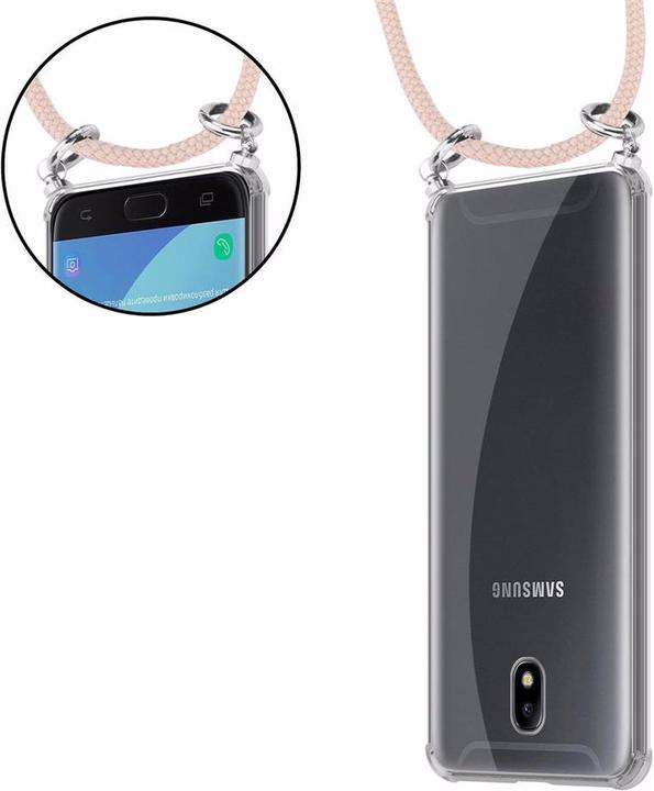 Produktbild Cadorabo TPU Handy Kette SILBER Cover