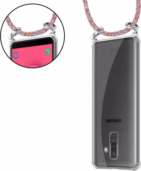 Produktbild Cadorabo TPU Handy Kette SILBER Cover