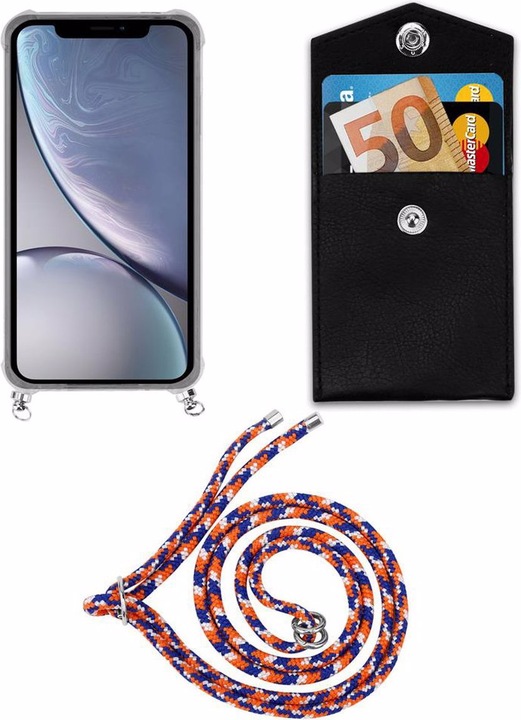 Produktbild Cadorabo TPU Handy Kette SILBER Cover