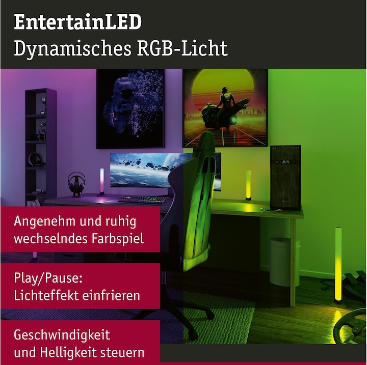 Produktbild Paulmann EntertainLED Lightbar Set (RGB, 60.50 cm, Indoor)
