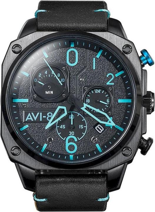 Actual product image AVI-8 AV-4052-05 Lafayette Chronograph 45mm 5ATM (Chronograph, 45 mm)