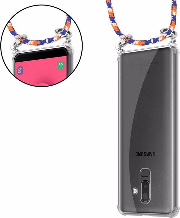 Produktbild Cadorabo TPU Handy Kette SILBER Cover