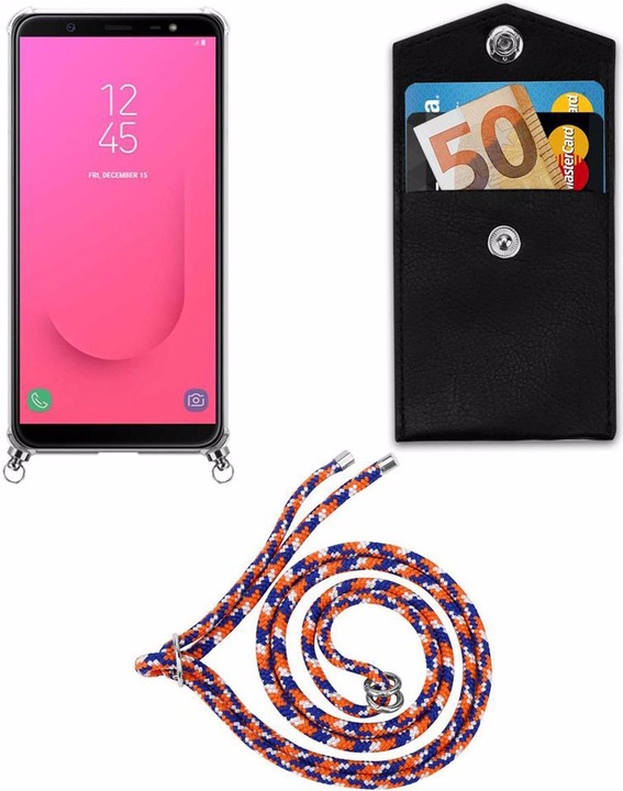 Produktbild Cadorabo TPU Handy Kette SILBER Cover