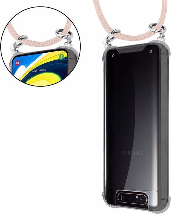 Produktbild Cadorabo TPU Handy Kette SILBER Cover