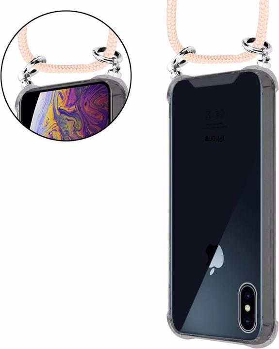 Produktbild Cadorabo TPU Handy Kette SILBER Cover