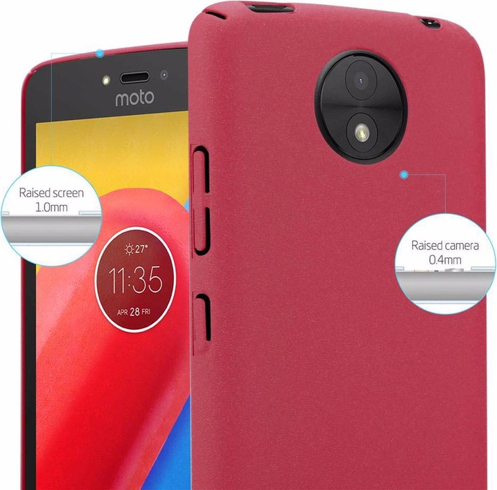Image du produit Cadorabo Couverture rigide Frosty Cover (Motorola Moto C Plus)