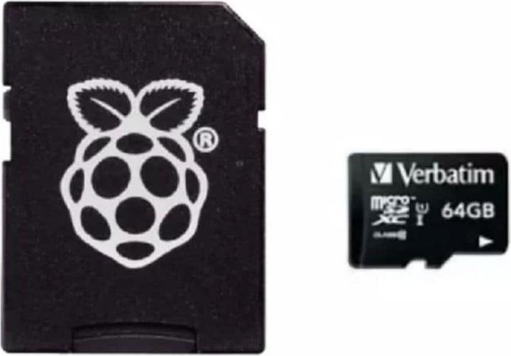 Raspberry Pi Carte micro SD officielle avec Noobs (système d'exploitation) pour 4 - 64 Go