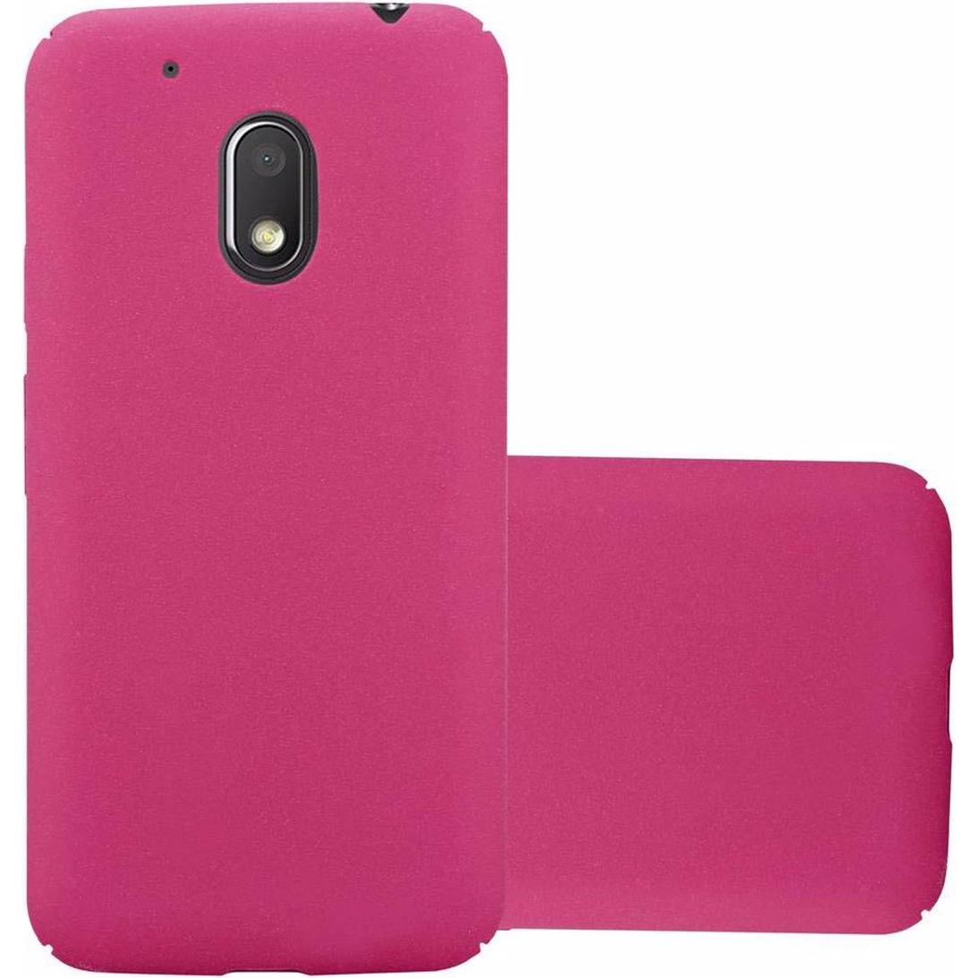 Thumbnail - Cadorabo Hard Cover Frosty Cover (Motorola Moto G4 Play), Smartphone Hülle, Pink