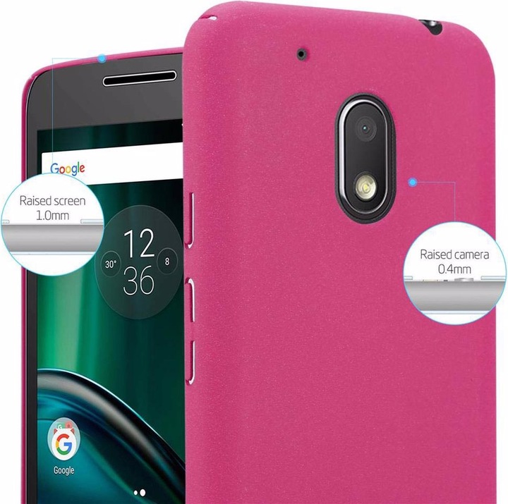 Image du produit Cadorabo Couverture rigide Frosty Cover (Motorola Moto G4 Play)