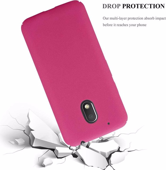 Image du produit Cadorabo Couverture rigide Frosty Cover (Motorola Moto G4 Play)