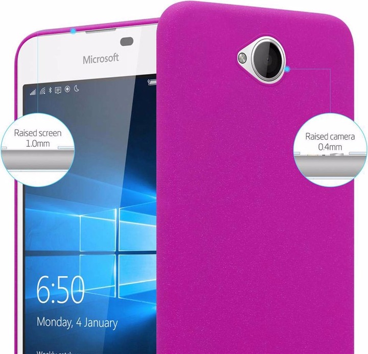 Image du produit Cadorabo Couverture rigide Frosty Cover (Microsoft Lumia 650)