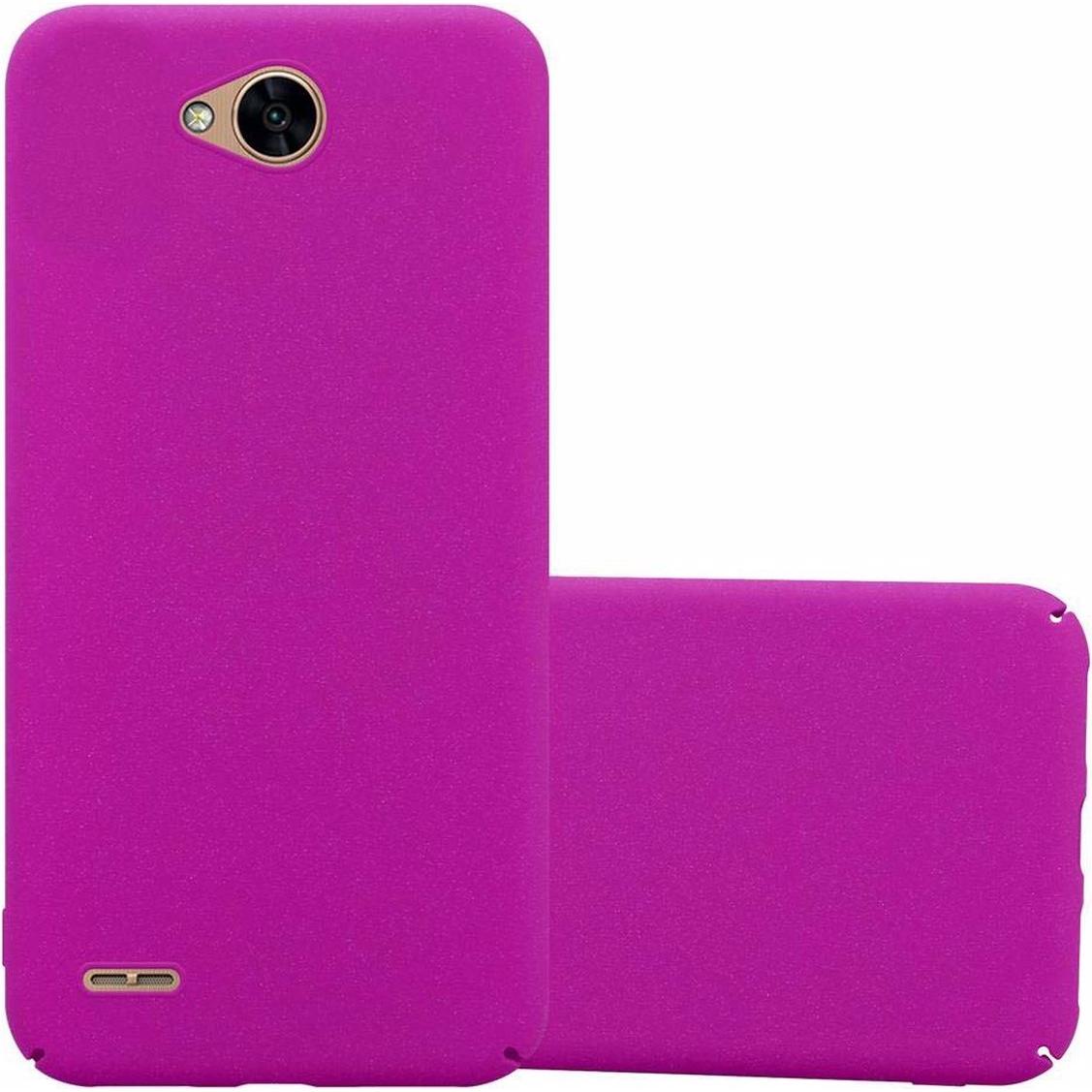 Cadorabo Hard Cover Frosty Cover (LG X Power 2), Smartphone Hülle, Pink